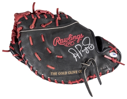 2006 Albert Pujols Game Used and Signed Rawlings Pro AP5B First Baseman Glove (PSA/DNA)